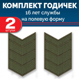 Набор годичек 16 лет полевые 2 шт